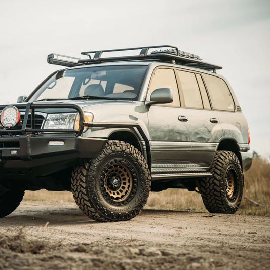 100 Series Land Cruiser Side Steps and Rails ARB Style