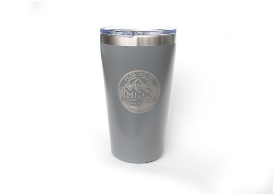 DOBINSONS GREY MRA 16oz DOUBLE WALL TUMBLER - PG00-2350