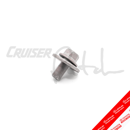 100 Series OEM Lower Rear Shock Bolt with Washer