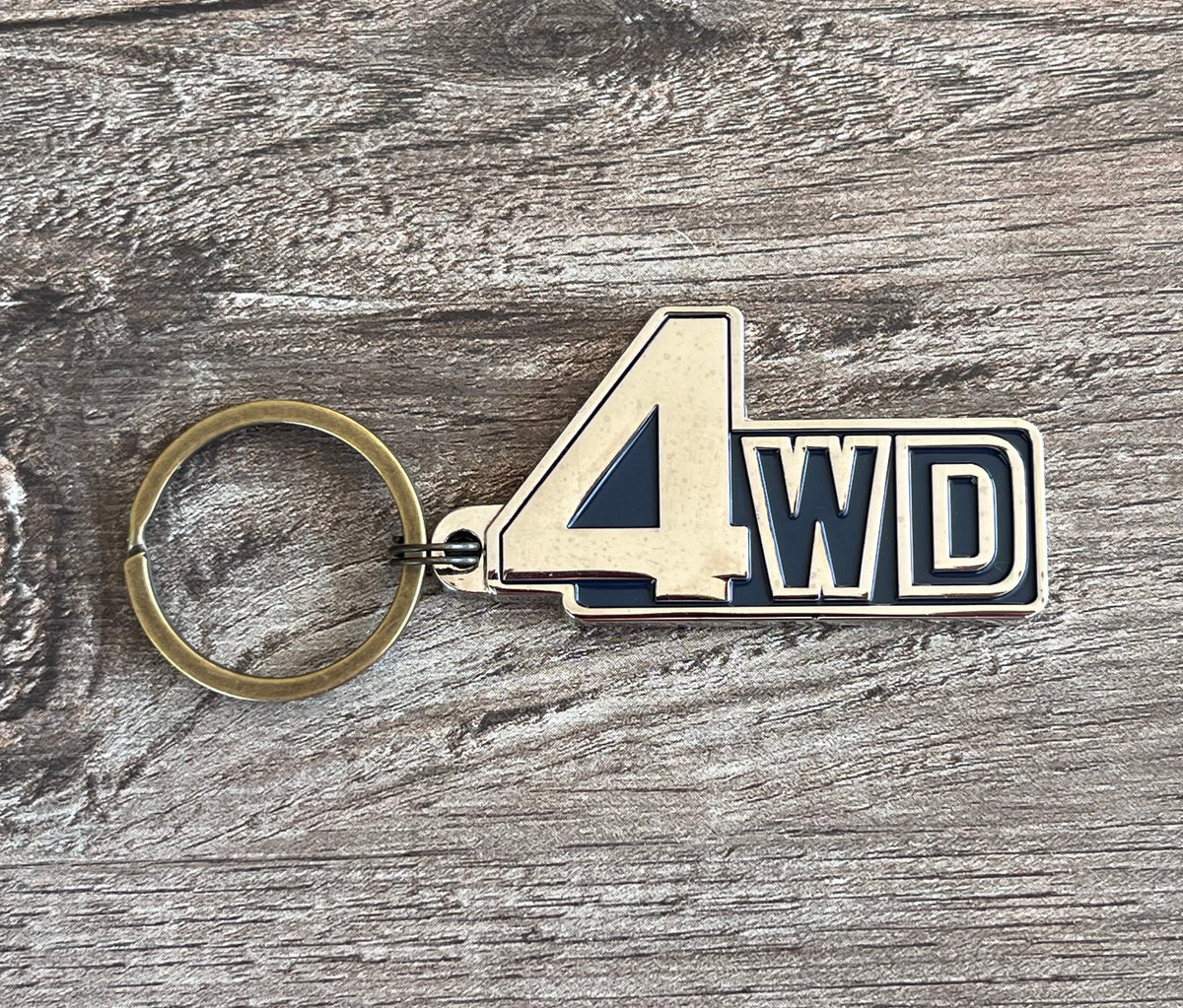 FJ60 FJ62 Land Cruiser 4WD Metal Keychain