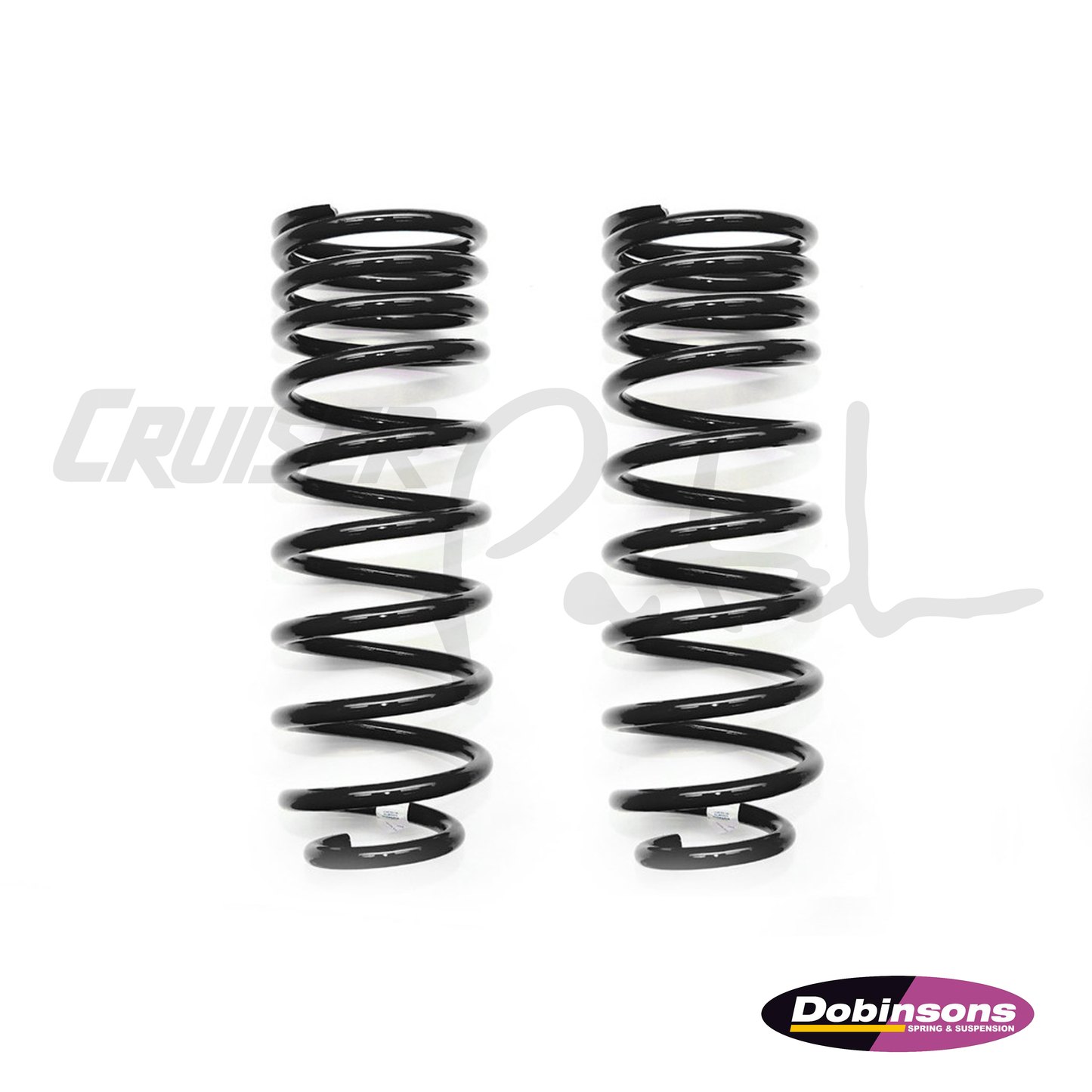 Dobinsons 100 Series Land Cruiser Rear Coil Spring Pair (black)