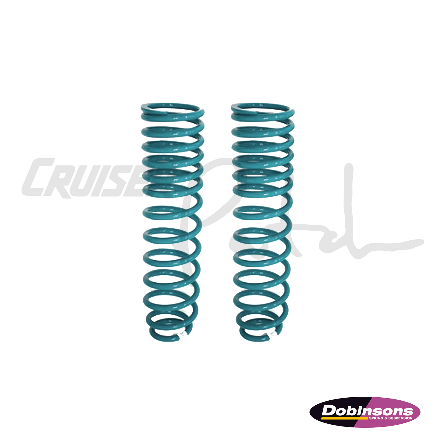 Dobinsons 100 Series Land Cruiser Rear Coil Spring Pair (teal)
