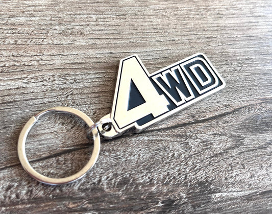 FJ60 FJ62 Land Cruiser 4WD Metal Keychain