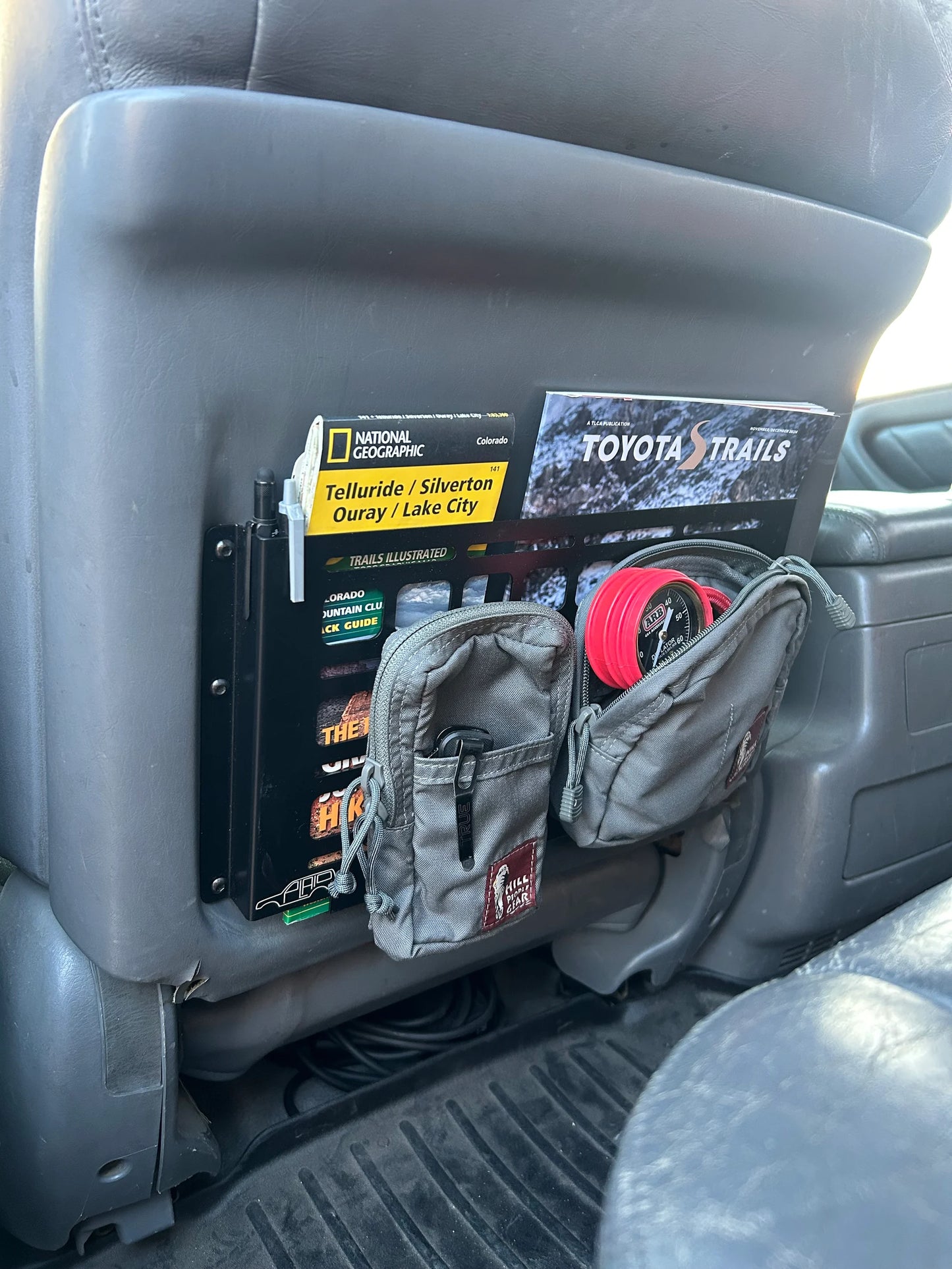 Cruiser Patch 80 Series Land Cruiser LX450 Leather Seat Back MOLLE Pocket Set (Large)