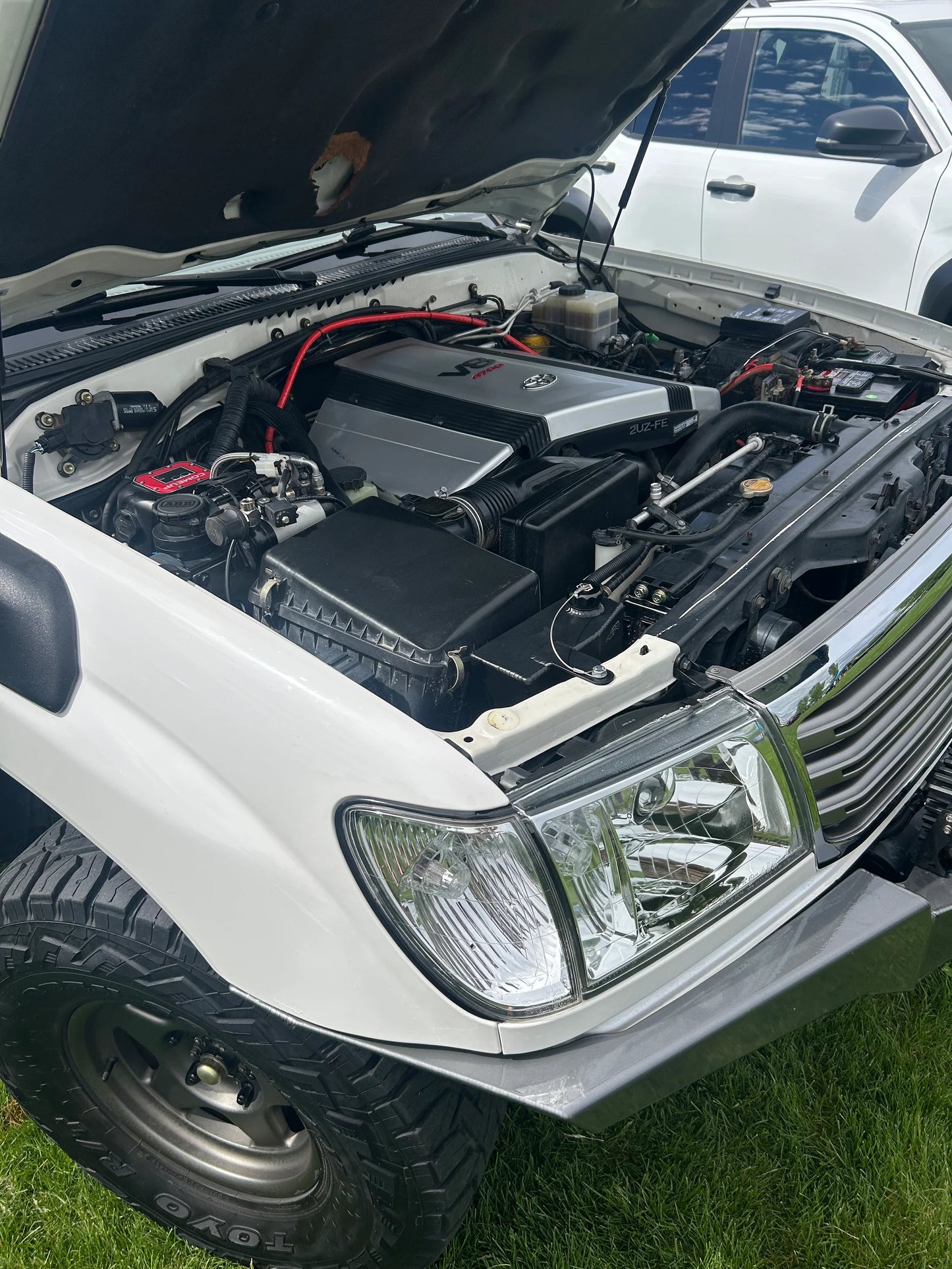 Cruiser Patch 100 Series Toyota Land Cruiser LX470 Washer Fluid Tank Relocation kit