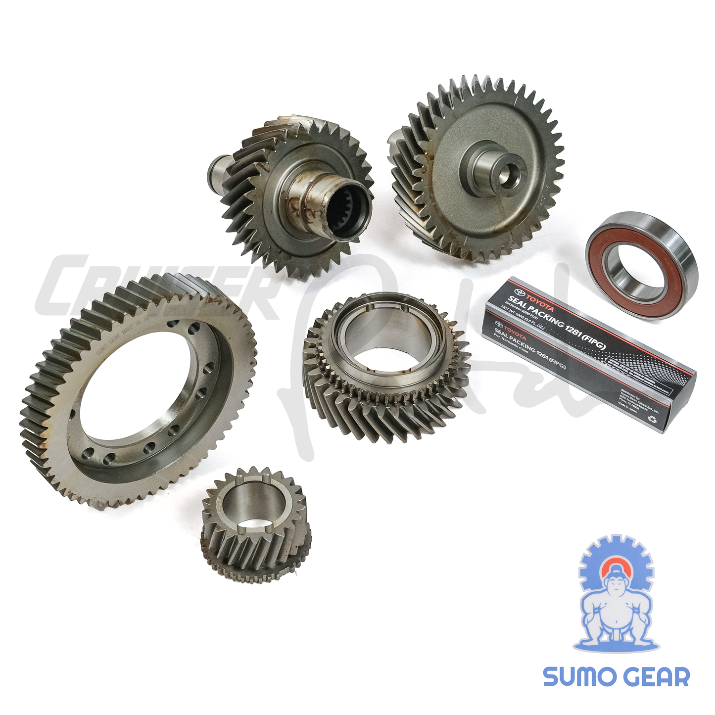 Sumo Gear 100 Series High Range "Underdrive" & Low Range 3.31:1 Reduction Gear Sets for HF2A Transfer Case