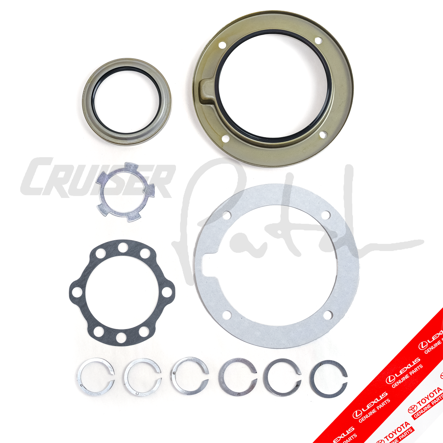 OEM IFS 100 Series Toyota Land Cruiser LX470 Wheel Bearing Service Kit (Expendables Only)