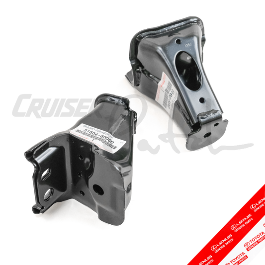 OEM 6th Gen. Toyota 4Runner Bolt-On Front Bump Stop Bracket Kit
