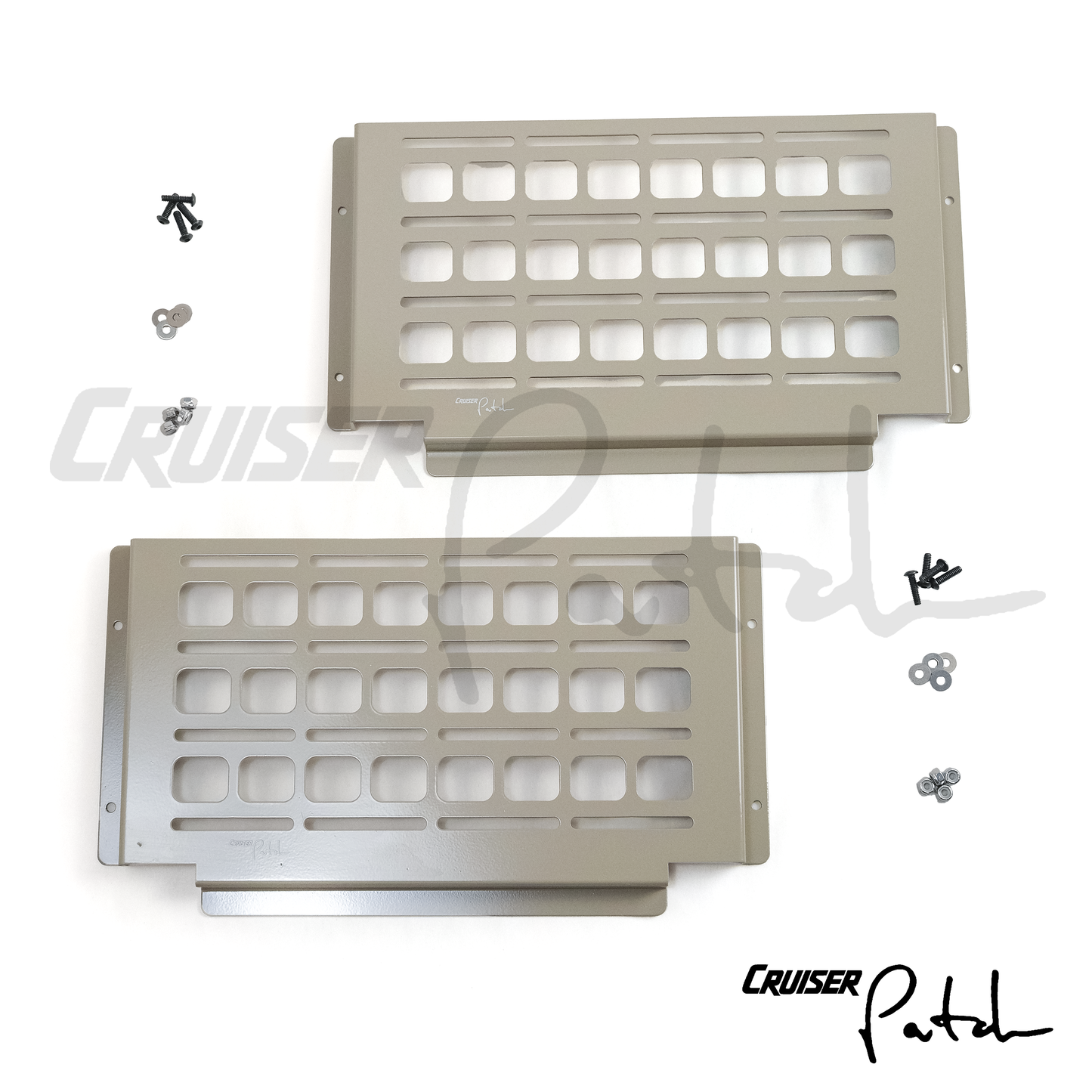 Cruiser Patch 80 Series Land Cruiser LX450 Leather Seat Back MOLLE Pocket Set (Large)