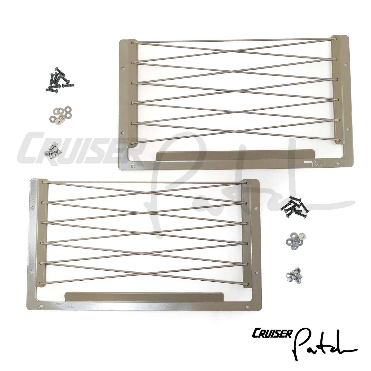 Cruiser Patch 80 Series Toyota Land Cruiser Lexus LX450 Leather Seat Back Frame Set (Large)