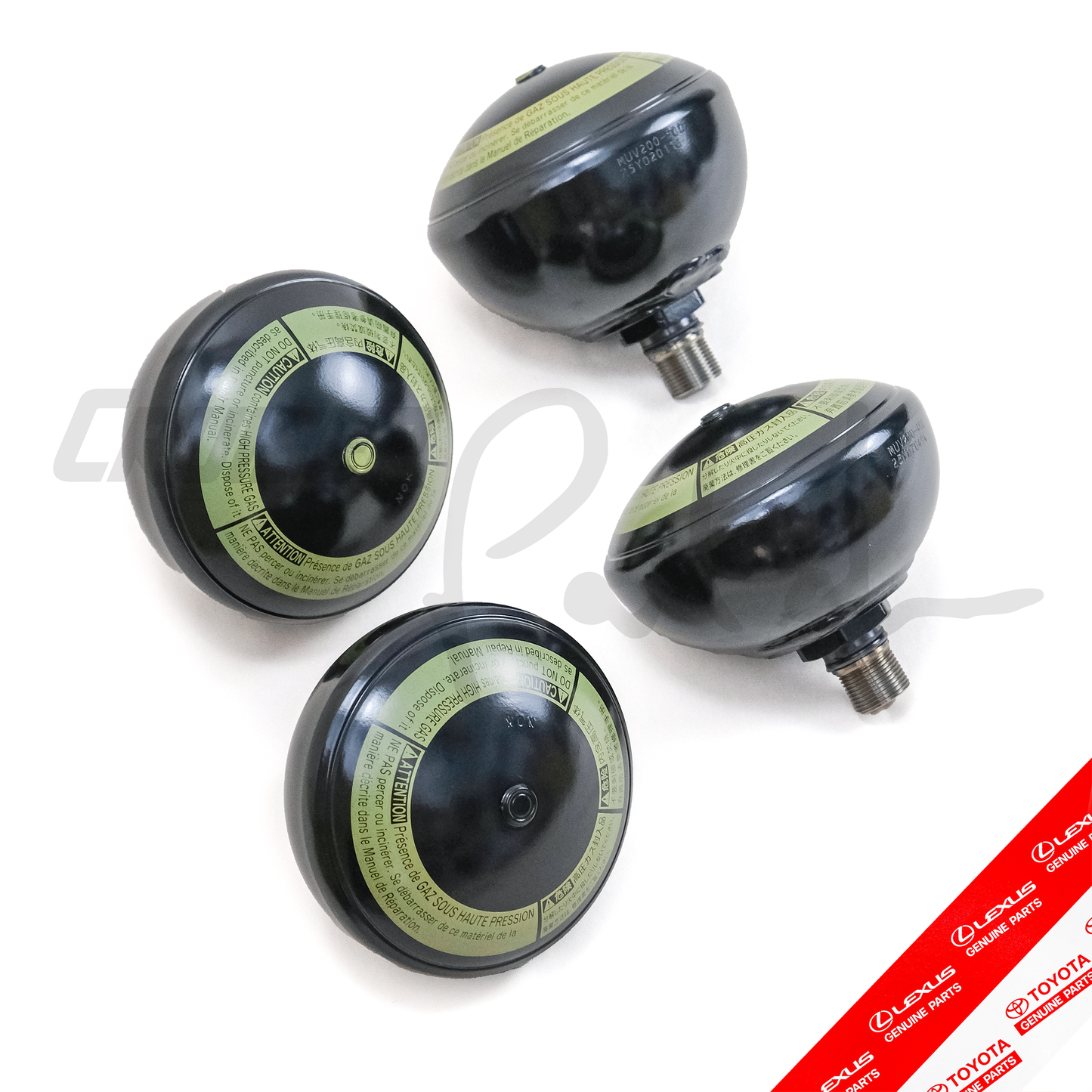OEM 100 Series Toyota Land Cruiser LX470 Active Height Control Suspension Fluid Accumulator "AHC Globes"