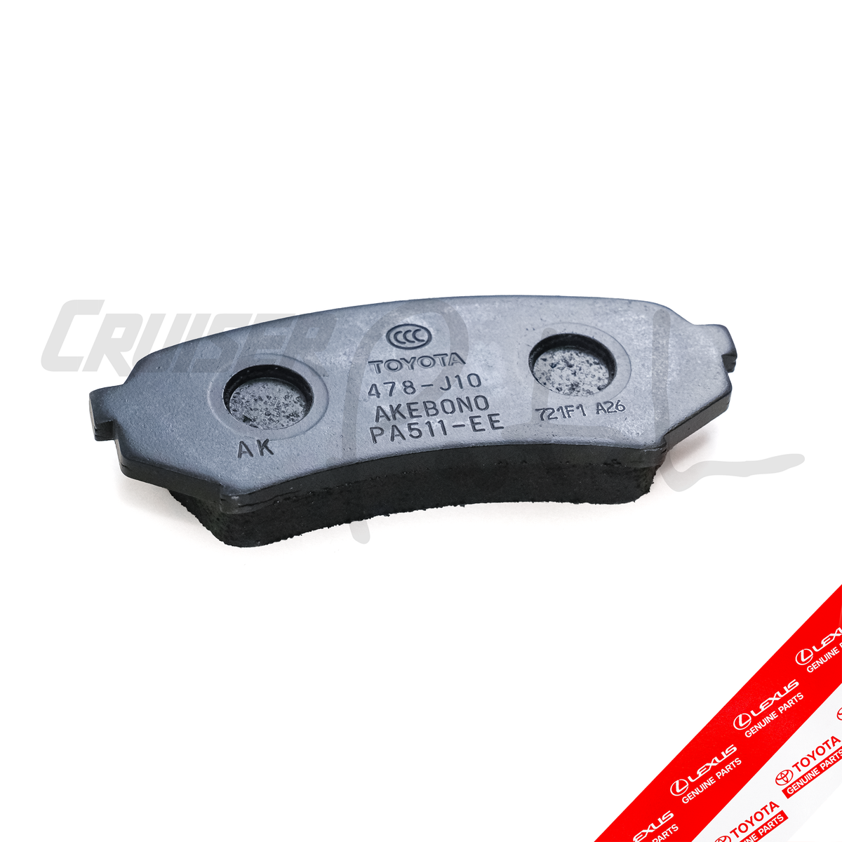 OEM 100 Series Toyota Land Cruiser LX470 Semi-Float Rear Disc Brake Pad Kit