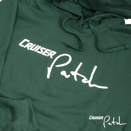 Cruiser Patch Pullover Hoodie (Forest Green)