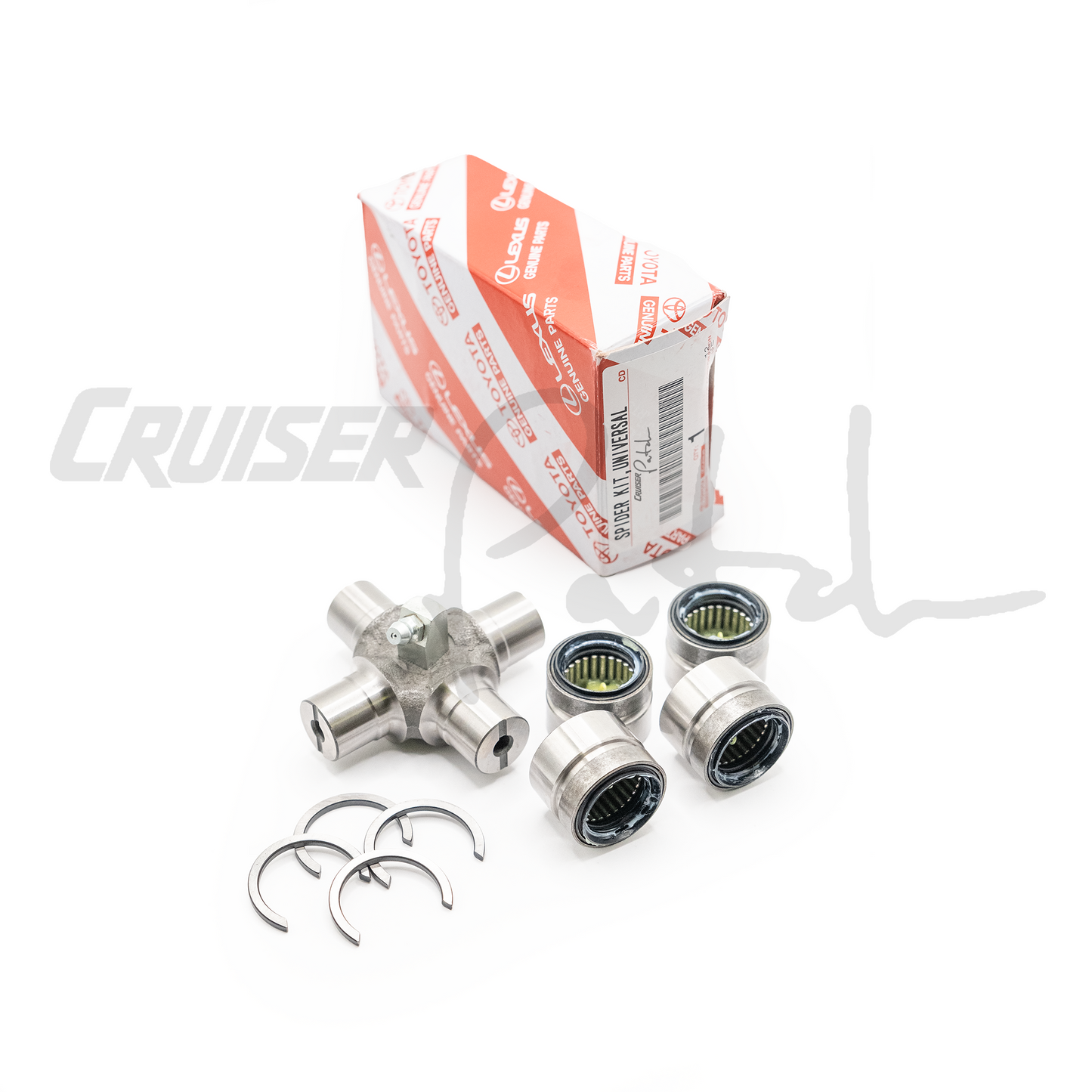 FRONT Toyota Land Cruiser and LX SUV Spider Joint kit (U-joint)