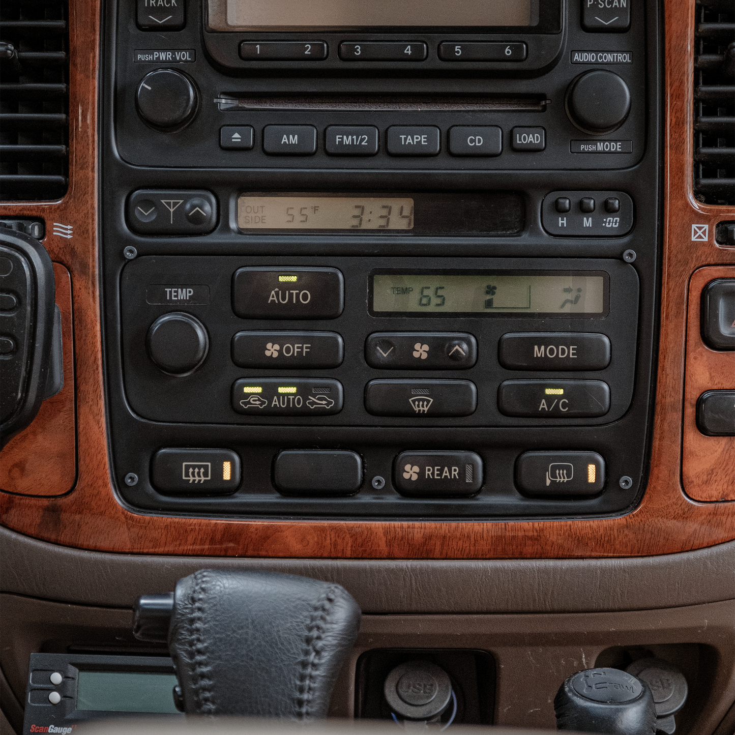 1998-2002 Lexus LX470 Climate Control button repair kit
