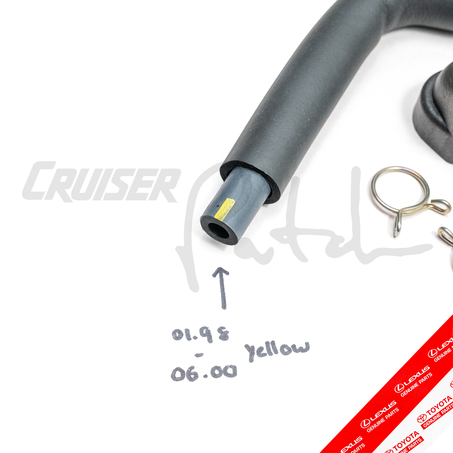 100 Series 2UZ-FE 4.7L V8 PCV valve & hose kit
