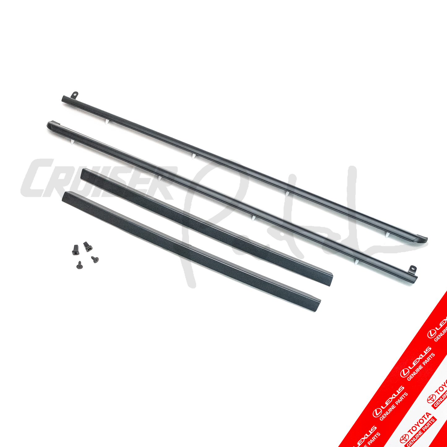 100 Series Rear Quarter Panel Window Exterior Moulding Kit
