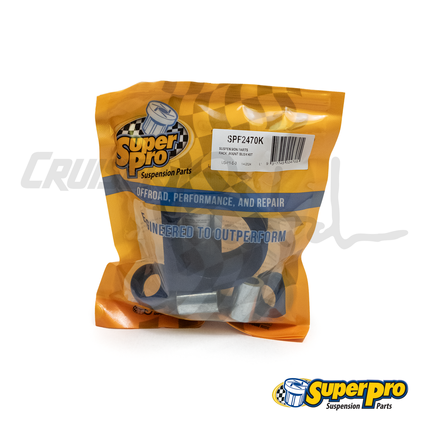 SuperPro 100 Series Steering Rack Polyurethane Bushing Set