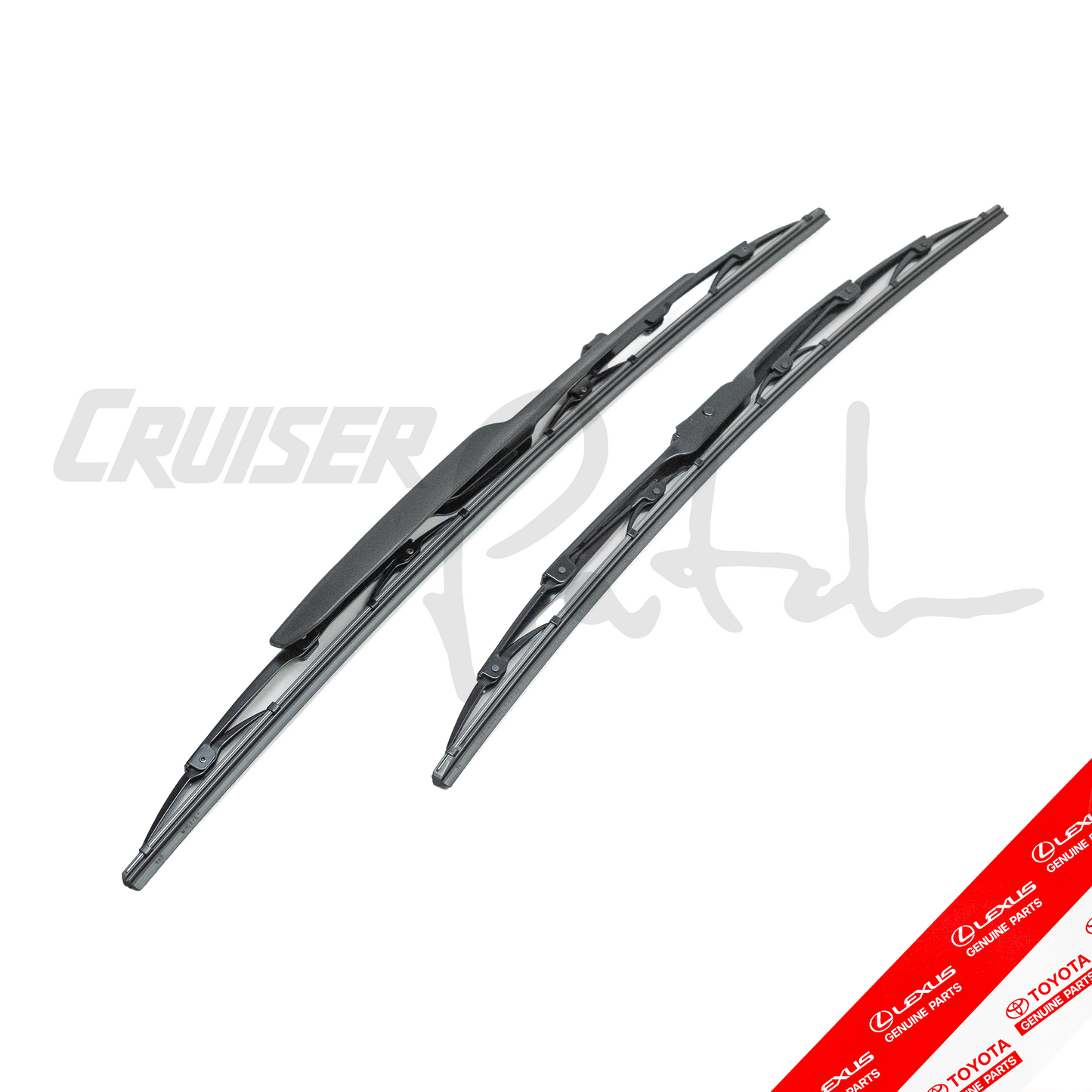 OEM 100 Series LHD Front Wiper Blade and Arm Upgrade Kit