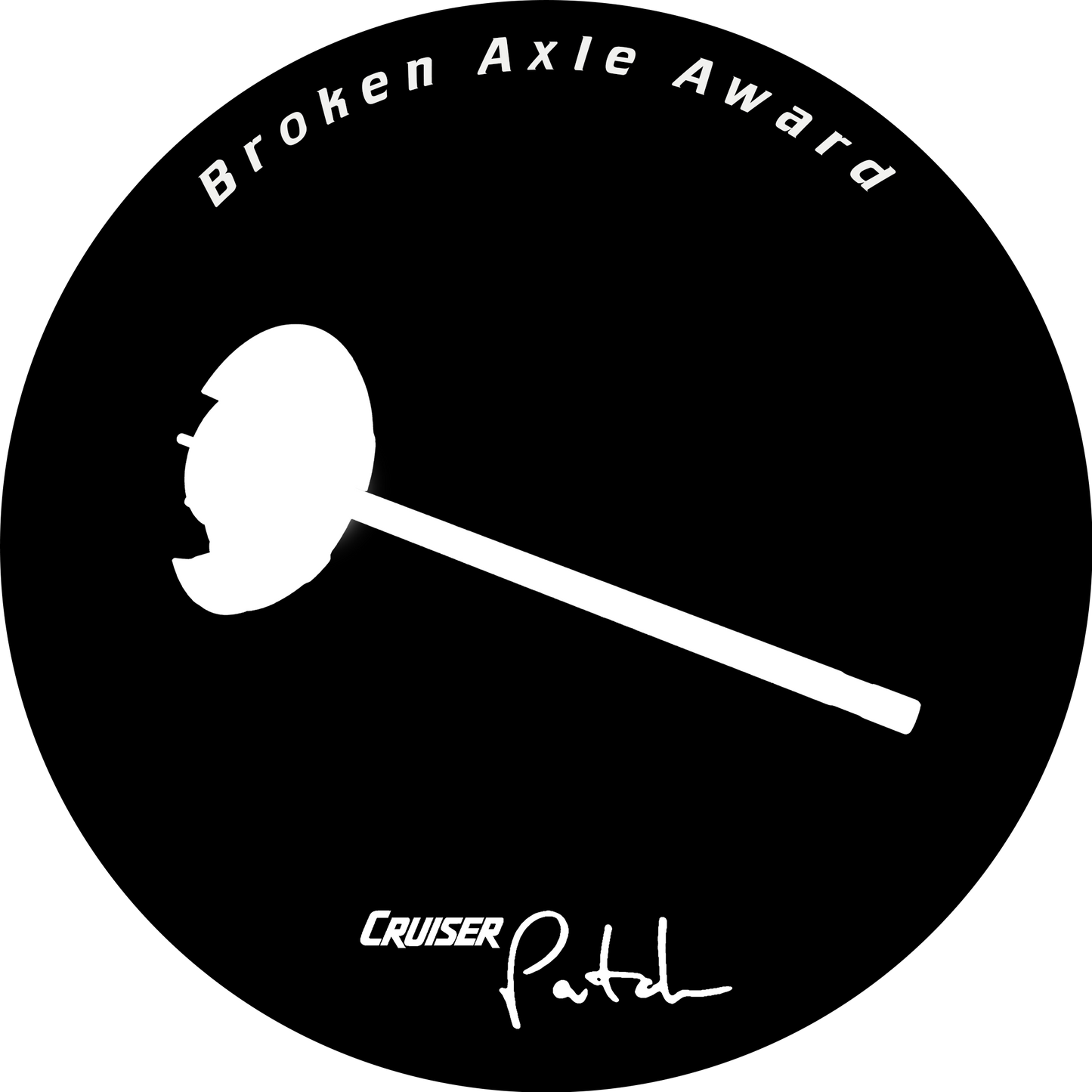 Cruiser Patch Trail Carnage Award Morale stickers