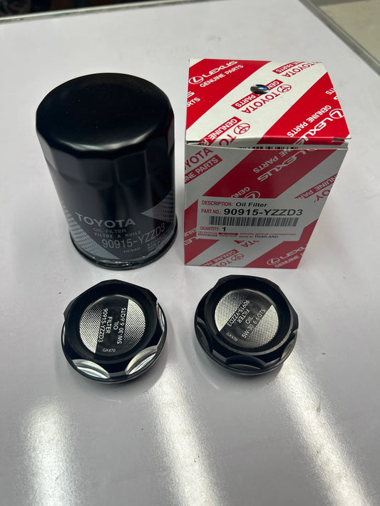 Cruiser Patch UZJ120 Lexus GX470 2UZ-FE Billet Aluminum Oil Fill Cap (6.6 Quarts)