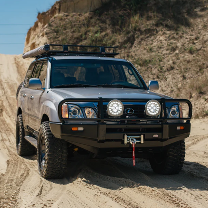 Steel front bumper 100 series Land Cruiser dobinsons