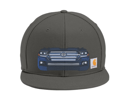 3 Stripe Toyota Carhartt Flat Brim Snap Back Hat - Reefmonkey