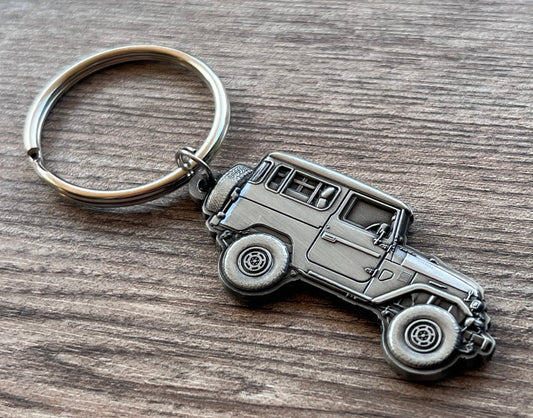 FJ40 Land Cruiser Metal Key Chain Toyota   - Reefmonkey