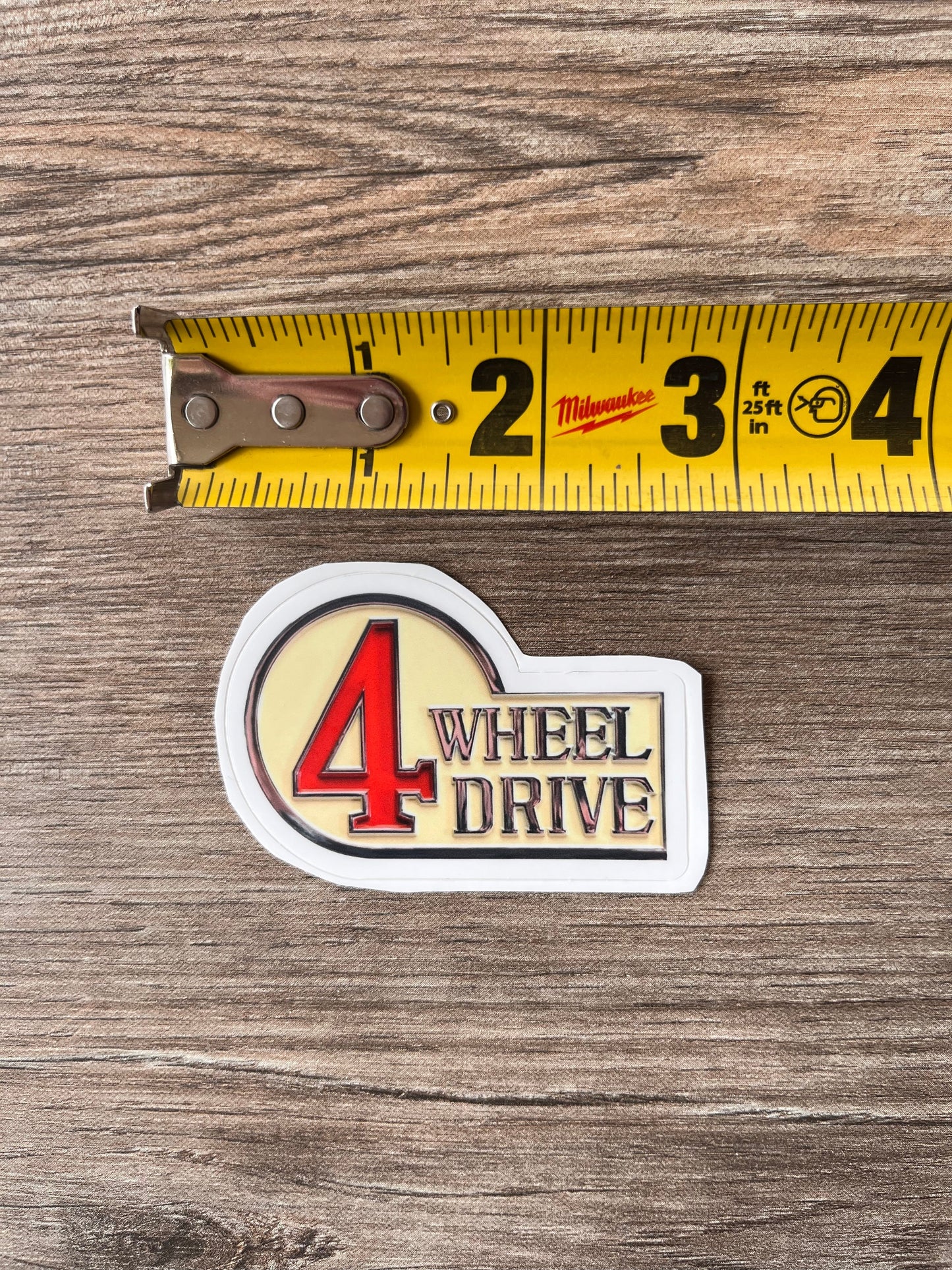 4 Wheel Drive FJ40 Toyota Land Cruiser Sticker 4WD Decal