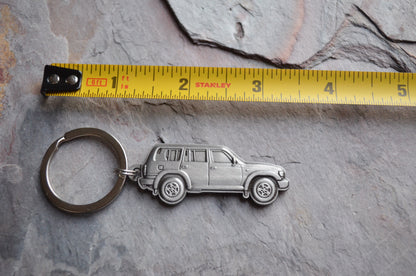 Land Cruiser 80 Series FJ80 FZJ80 3D Metal Key Chain