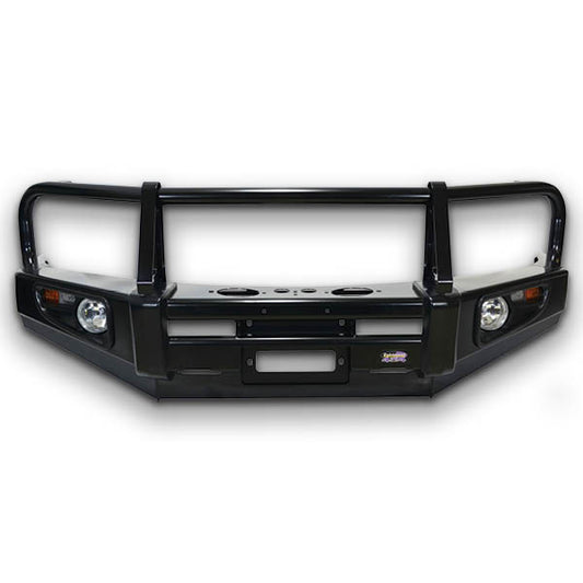 DOBINSONS BULL BAR BLACK DELUXE FOR 2ND GEN ISUZU D-MAX WITH FACE LIFT 2017-2019 - BU21-3718
