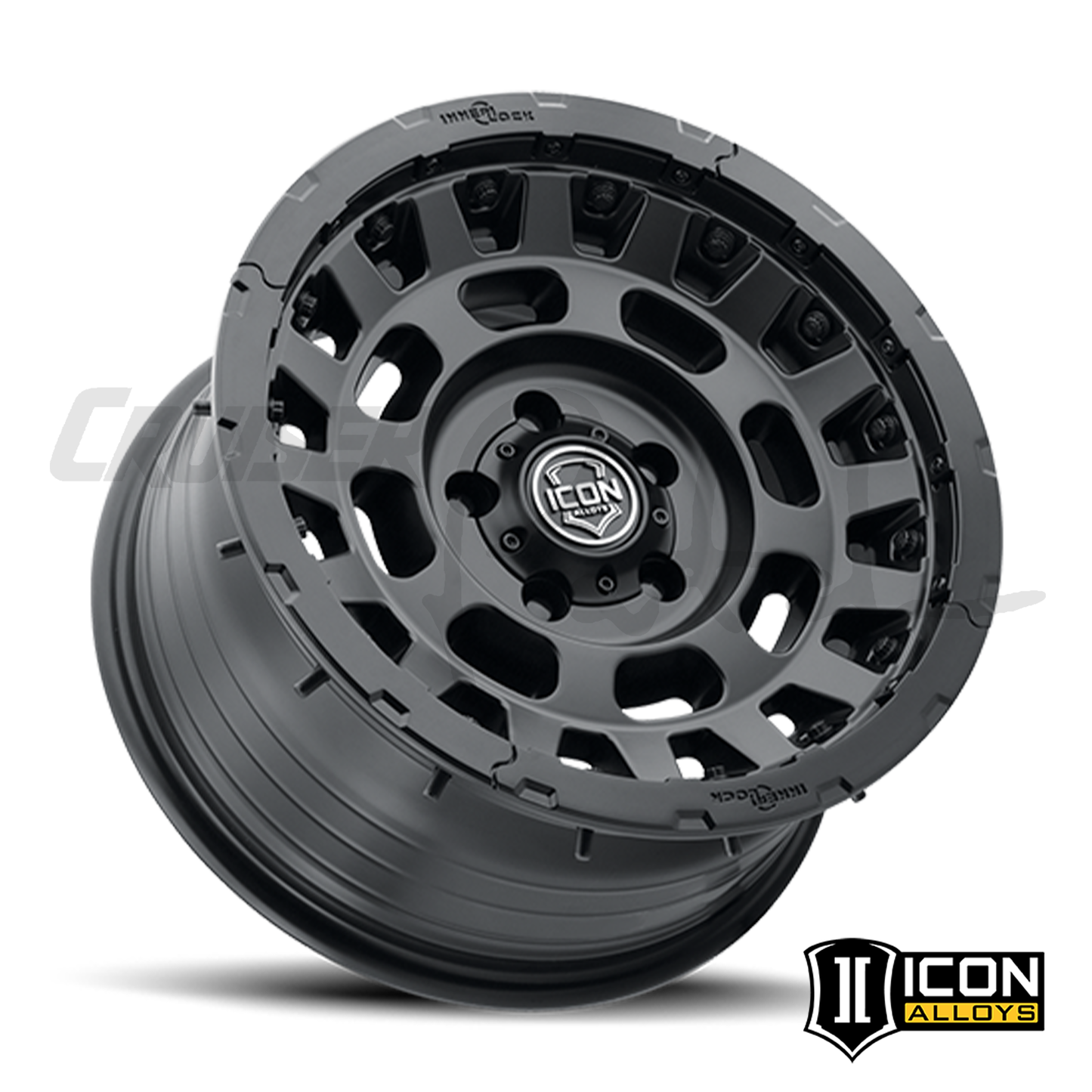 ICON Hammer Pro 17x8.50" for 5x150 Bolt Pattern with ICON InnerLock Bead Retention System