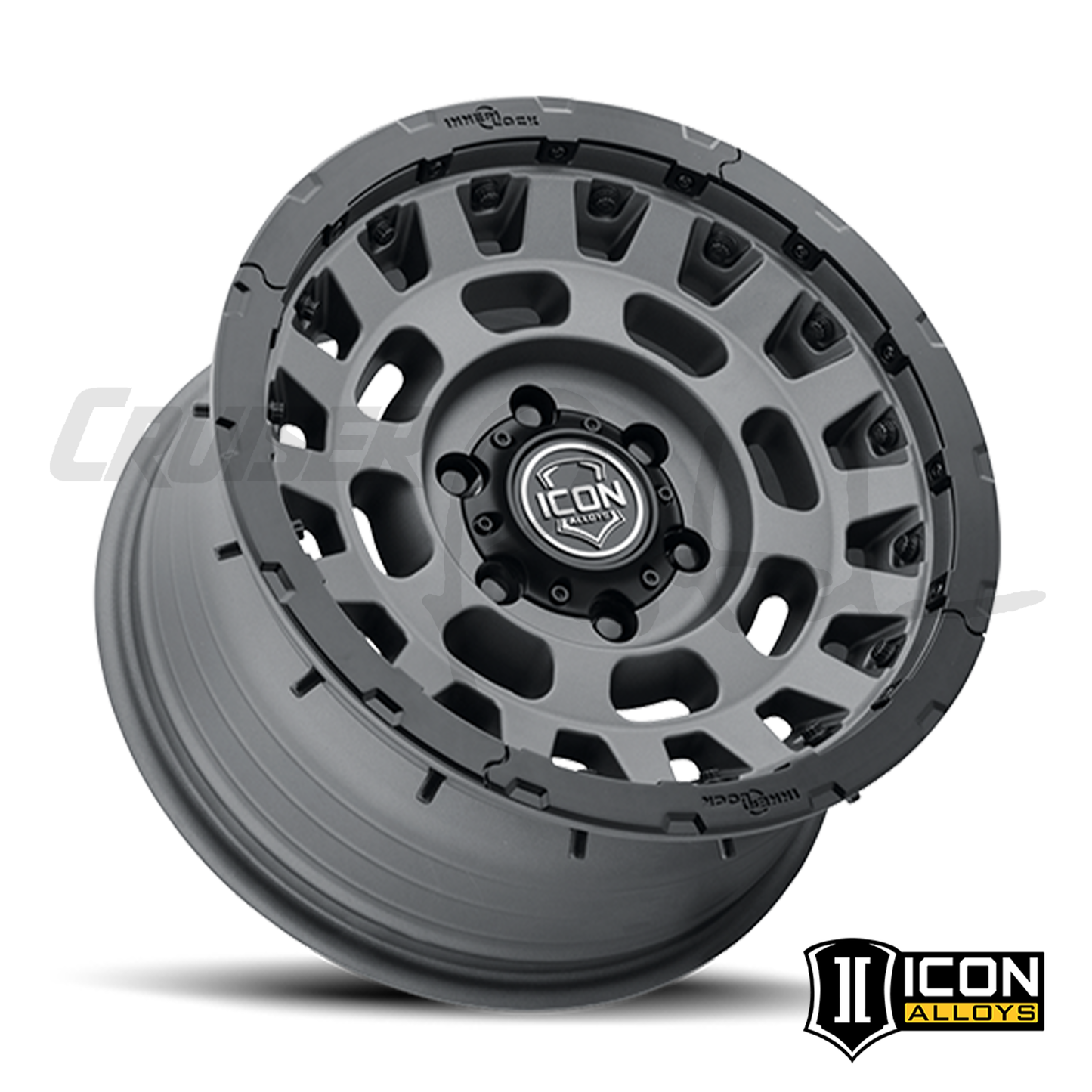 ICON Hammer Pro 17x8.50" for 5x150 Bolt Pattern with ICON InnerLock Bead Retention System