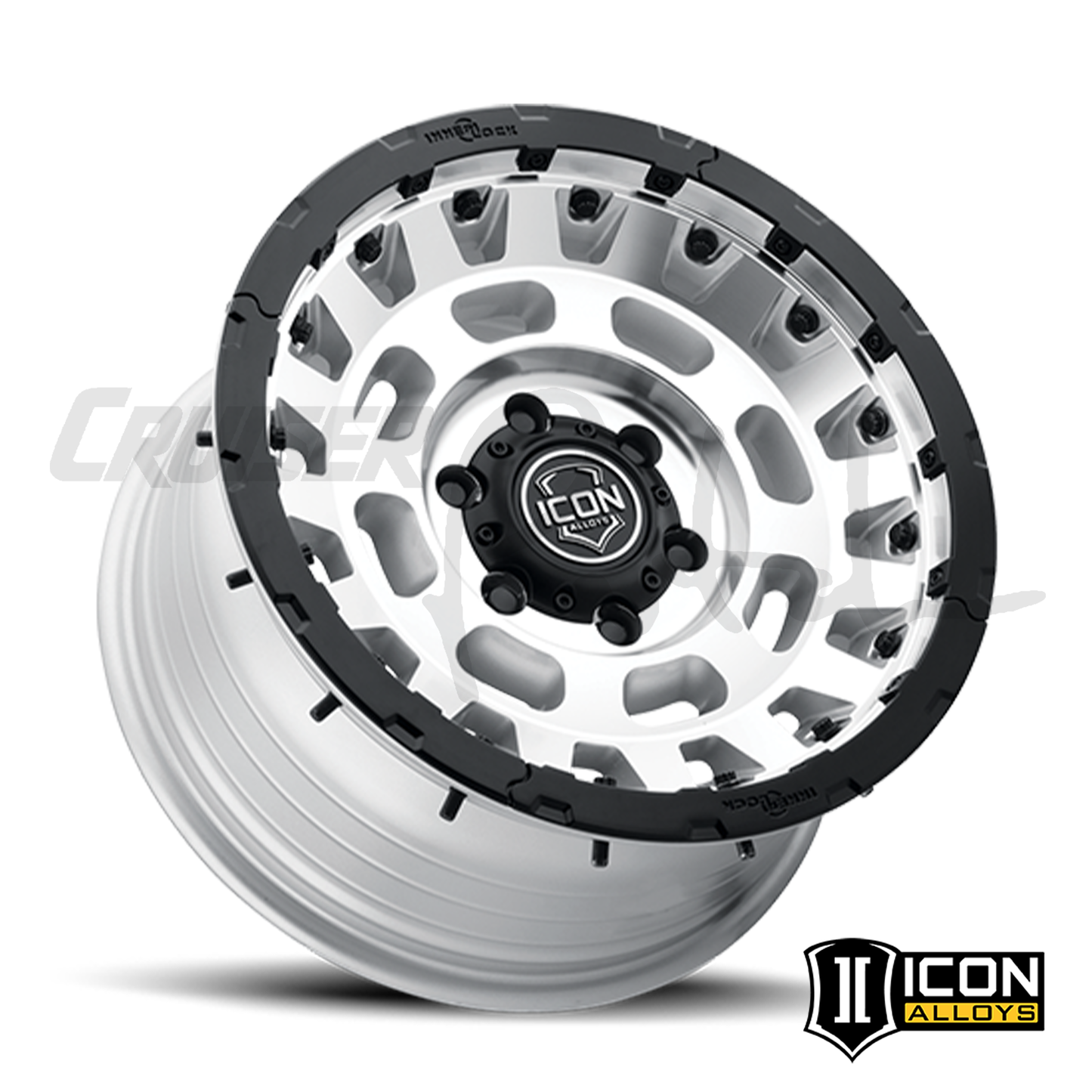 ICON Hammer Pro 17x8.50" for 5x150 Bolt Pattern with ICON InnerLock Bead Retention System