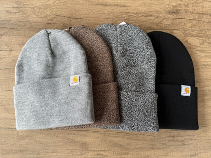 TEQ 3 Stripe Toyota Carhartt Embroidered Beanie Toboggan Hat - Reefmonkey