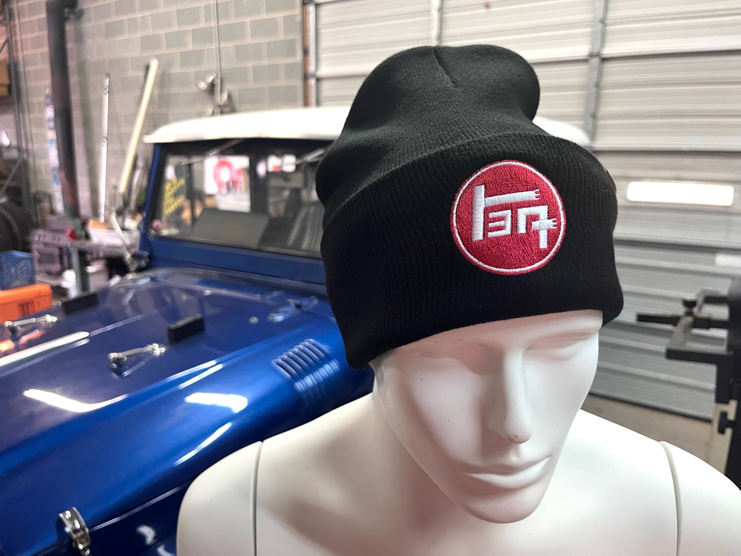 TEQ 3 Stripe Toyota Carhartt Embroidered Beanie Toboggan Hat - Reefmonkey