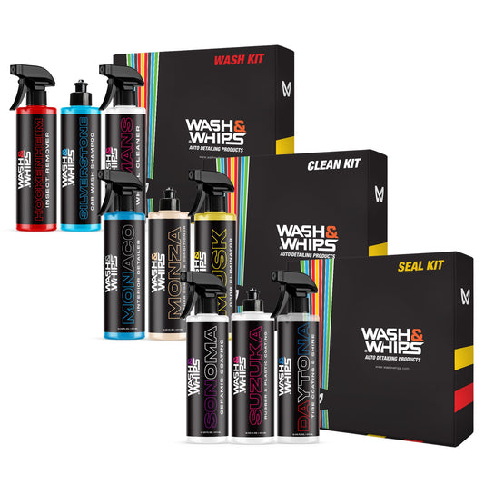 WASH&WHIPS 3-Step Car Care System