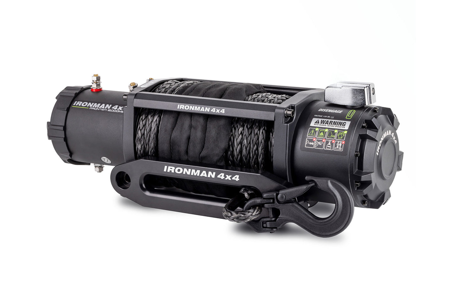 Frontier 12,000 lb Winch with Synthetic Rope
