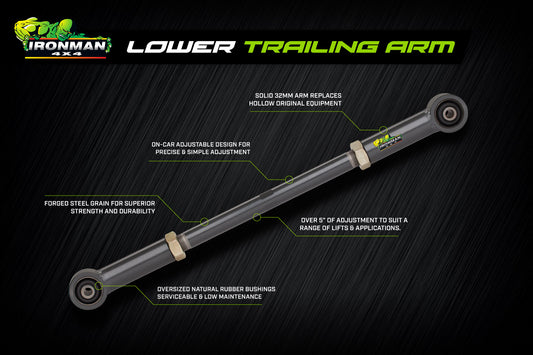 Ironman4x4 100 Series Rear Adjustable Lower Trailing Arm