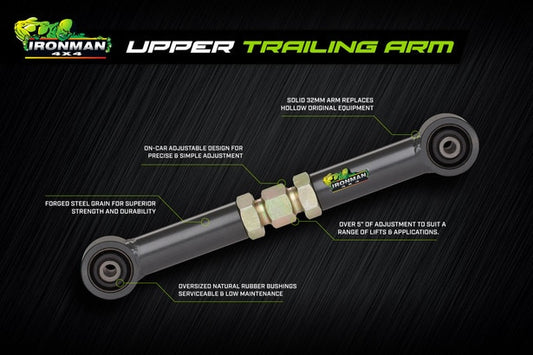 Ironman4x4 100 Series Rear Adjustable Upper Trailing Arm