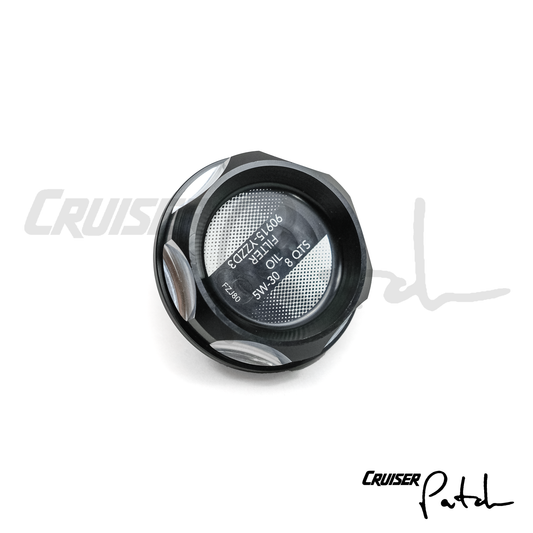 Cruiser Patch FZJ80 1FZ-FE 4.5L Inline-6 Billet Aluminum Oil Fill Cap (8 Quarts)