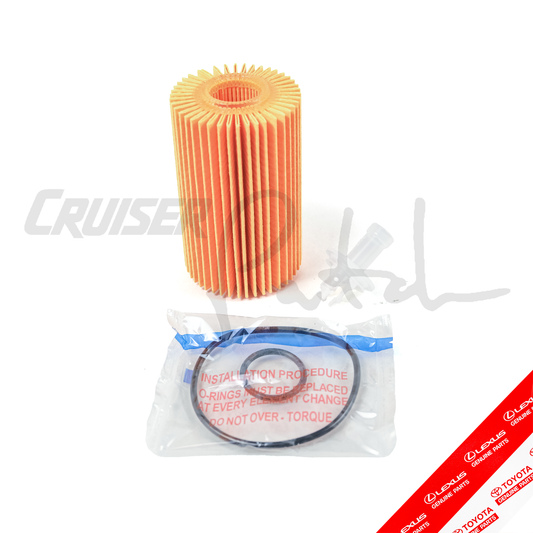 04152-YZZA4 1UR-FE, 3UR-FE, 1VD-FTV Oil Change Filter & Element Kit
