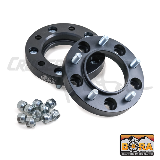 BORA 200 Series & 100 Series Toyota Land Cruiser (100 Rear) Hub Centric 5x150 Wheel Spacer Kits