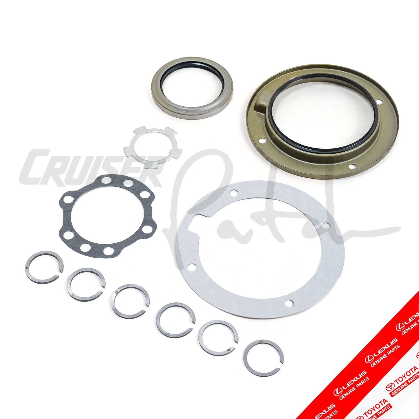 OEM IFS 100 Series Toyota Land Cruiser LX470 Wheel Bearing Service Kit (Expendables Only)