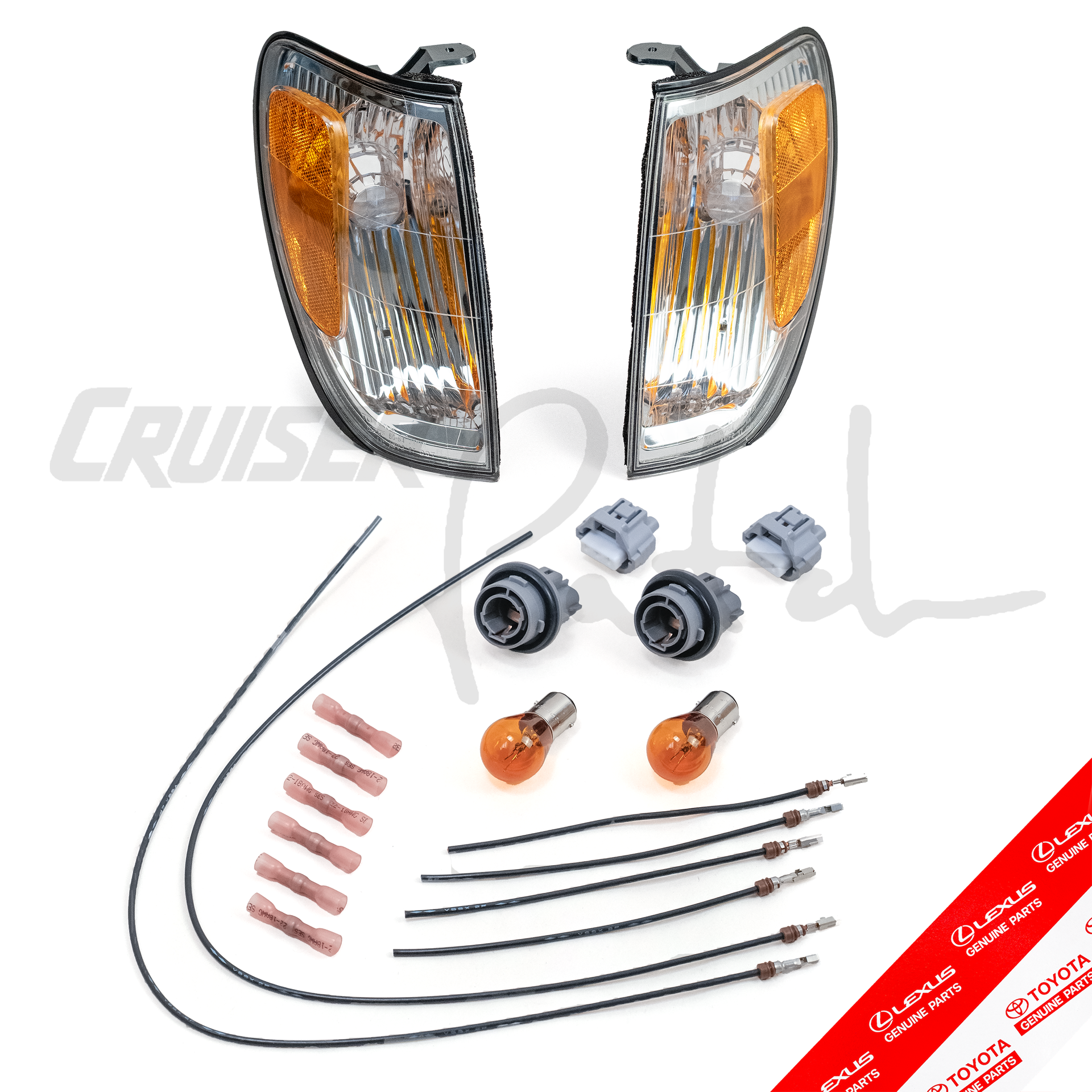 店舗用品 476 OEM Turn Signal Corner Light Retrofit Kit for Lexus LX470