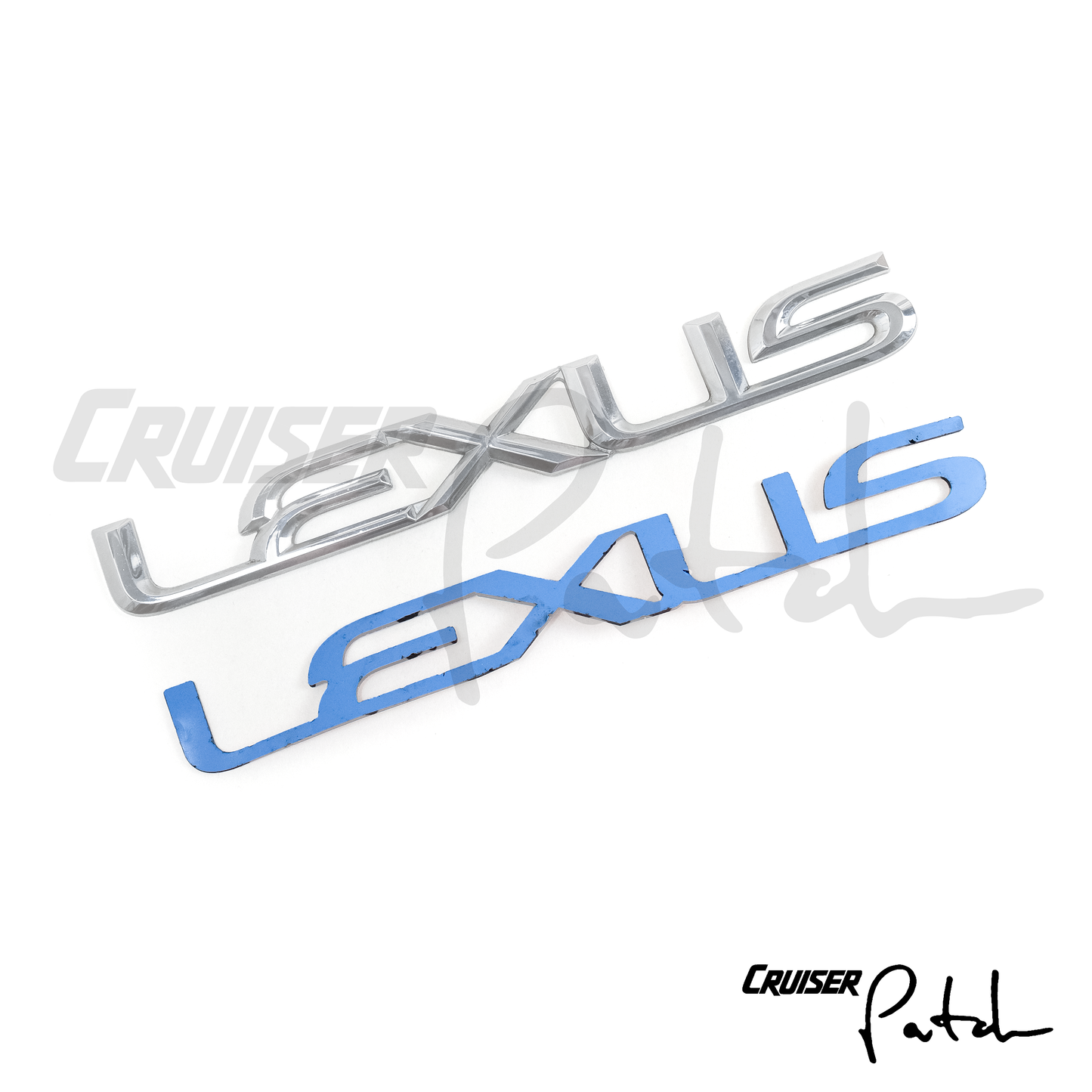 Lexus LX470 & GX470 'Lexus' Emblem Replacement Laser-Cut 3M Double-Sided VHB Tape