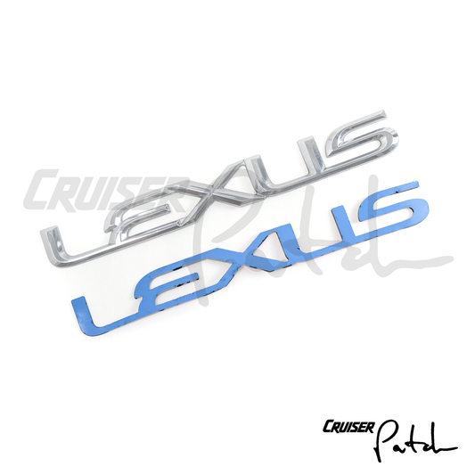 Lexus LX470 & GX470 'Lexus' Emblem Replacement Laser-Cut 3M Double-Sided VHB Tape