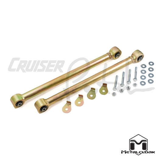 MetalCloak 100 Series Toyota Land Cruiser LX470 Rear Lower Trailing Arm Pair (27")