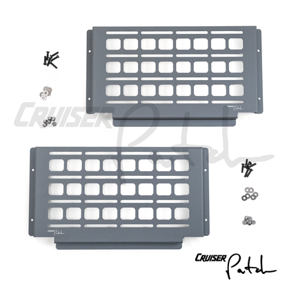 Cruiser Patch 80 Series Land Cruiser LX450 Leather Seat Back MOLLE Pocket Set (Large)