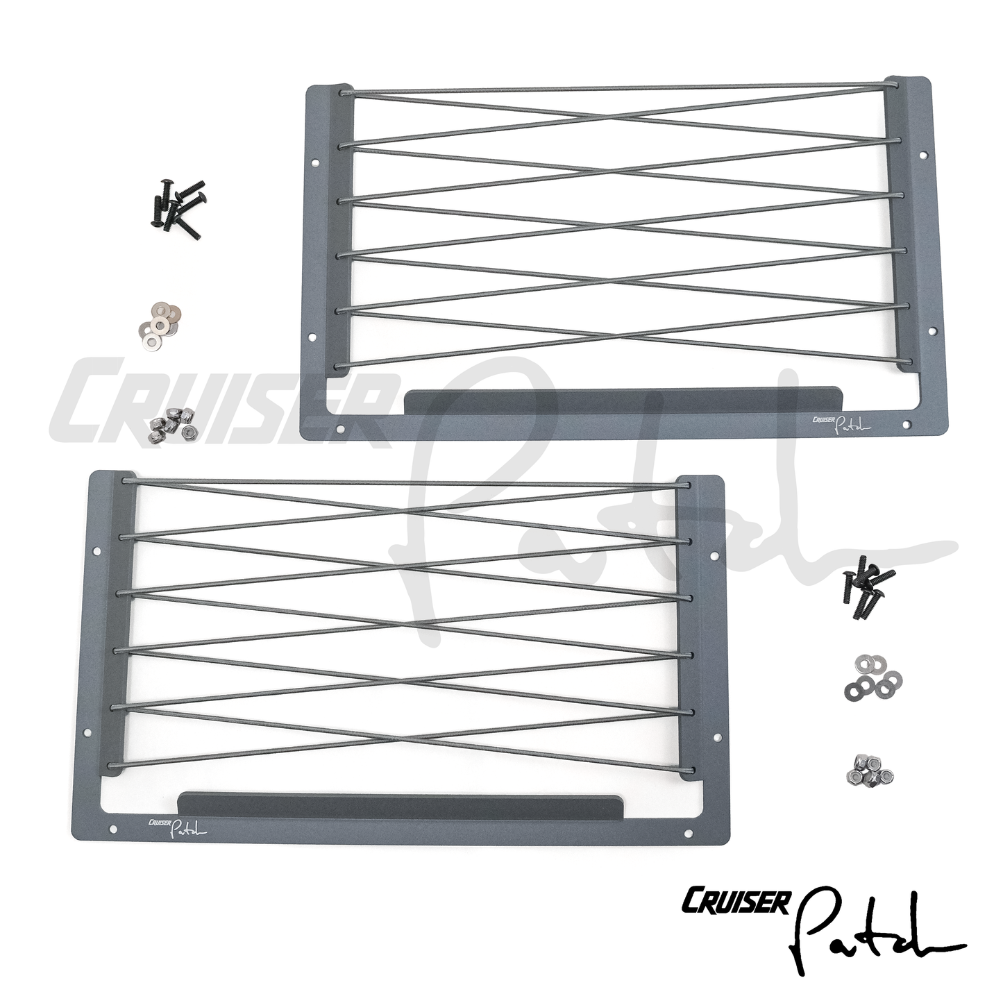 Cruiser Patch 80 Series Toyota Land Cruiser Lexus LX450 Leather Seat Back Frame Set (Large)